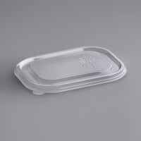 World Centric 17 oz. Clear Compostable PLA Lid - 400/Case