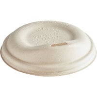 World Centric 8 oz. Fiber Hot Cup Sip Lid - 1000/Case