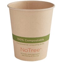 World Centric NoTree 6 oz. Natural Compostable Paper Hot Cup - 1000/Case