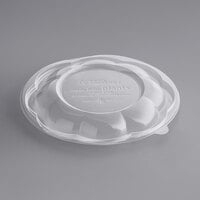 World Centric Clear Dome PLA Lid for 24, 32, 48 oz. Deli Bowls - 600/Case