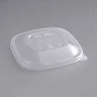 World Centric 24-48 oz. Clear Compostable PLA Lid - 200/Case