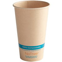 World Centric NoTree 16 oz. Natural Compostable Paper Cold Cup - 1000/Case