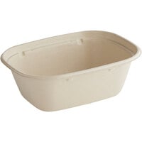 World Centric 48 oz. PLA Lined Compostable Fiber Box - 400/Case