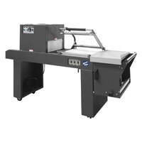 Sealer Sales 20 inch x 16 inch x 6 inch 110V Shrink Tunnel and L-Bar Sealer with Magnet Hold and Power Discharge Conveyor SS-1519ECMC