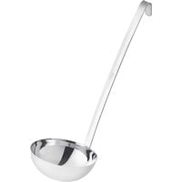 Choice 24 oz. Two-Piece Stainless Steel Ladle