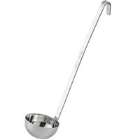 Choice 3 oz. Two-Piece Stainless Steel Ladle
