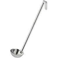 Choice 1.5 oz. One-Piece Stainless Steel Ladle