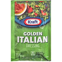 Kraft Golden Italian Dressing Packet 1.5 oz. - 60/Case