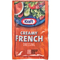 Kraft Creamy French Dressing Packet 1.5 oz. - 60/Case