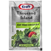 Kraft Fat-Free Thousand Island Dressing Packet 1.5 oz. - 60/Case