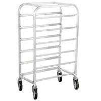 Winholt AL-126 End Load Aluminum Platter Cart - Six 12 inch Trays