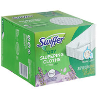 Swiffer® Sweeper 82824 Disposable Dry Multi-Surface Sweeping Cloths with Febreze Lavender Scent - 37/Box