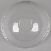 Solo DL668 12-22 oz. Clear Plastic Lid Dome with Hole - 1000/Case