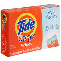Tide 38150 To-Go Stain Removing Wipes 10 Count