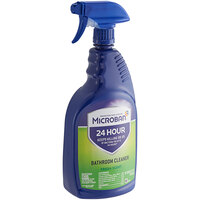Microban 48621 Fresh Scented Bathroom Cleaner / Disinfectant Spray 32 oz. - 6/Case