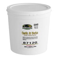 John F. Martin Garlic and Herbs Cream Cheese Spread 5 lb. - 2/Case