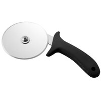 4 inch Stainless Steel Pizza Cutter with Polypropylene Black Handle