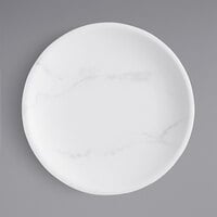 American Metalcraft Mix & Matte 6 inch Marble Matte Melamine Coupe Plate