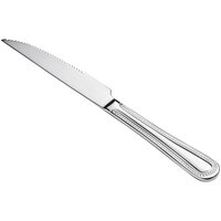 Acopa Lydia 9 inch 18/8 Stainless Steel Extra Heavy Weight Steak Knife - 12/Pack