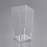Choice Clear Square Plastic Tiny Cup 3 oz. - 10/Pack