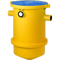 Thermaco Trapzilla TSS-27 27 Gallon 35 GPM In-Ground Solids Separator with 3" Inlet / Outlet