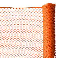 Cortina 4' x 50' Orange Mid-Grade Safety Fencing 03-906-MGO - Diamond Pattern