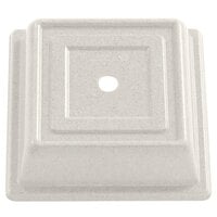 Cambro 85SFVS101 Versa Camcover 8 1/2" Antique Parchment Square Plate Cover - 12/Case