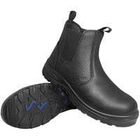 Genuine Grip® 6040 Hercules Men's Size 10.5 Medium Width Black Waterproof Composite Toe Non-Slip Full-Grain Leather Boot