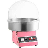 Carnival King CCM21E Cotton Candy Machine with 21 inch Stainless Steel Bowl and Floss Bubble