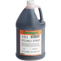 Oringer Malt Milkshake Base Syrup 1 Gallon - 4/Case