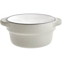 Acopa Embers 2.5 oz. Grey Matte Stoneware Sauce Cup - 36/Case