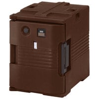 Cambro UPCH4002131 Ultra Pan Carrier® Dark Brown Electric Hot Food Holding Cabinet in Fahrenheit - 220V
