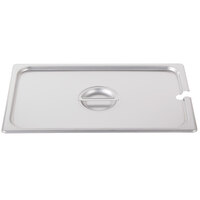 Choice Full Size Stainless Steel Slotted Steam Table / Hotel Pan Cover