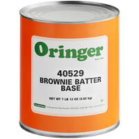 Oringer Brownie Batter Hard Serve Ice Cream Base #10 Can