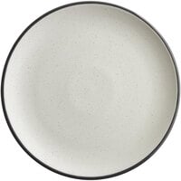 Acopa Embers 7 1/2" Grey Matte Coupe Stoneware Plate - 24/Case