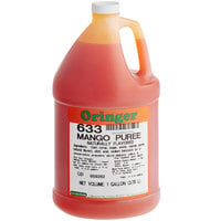 Oringer Mango Puree Hard Serve Ice Cream Base 1 Gallon