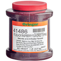 Oringer Seeded Black Raspberry Dessert / Sundae Topping 1/2 Gallon - 3/Case