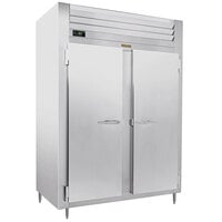 Traulsen RLT232NUT-FHS Stainless Steel 46 Cu. Ft. Two-Section Solid Door Narrow Reach-In Freezer - Specification Line