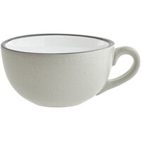 Acopa Embers 10 oz. Grey Matte Stoneware Cup - Sample