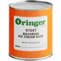 Oringer Bavarian Hard Serve Ice Cream Base #10 Can