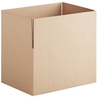 Lavex Packaging 16 inch x 12 inch x 8 inch Kraft Corrugated RSC Shipping Box - 25/Bundle