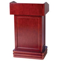 Aarco POD-1 Hostess Podium with Cherry Finish