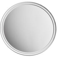 Choice 18 inch Round Aluminum Tray / Platter with Wide Rim