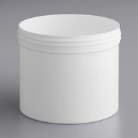 32 oz. White Regular Wall Polypropylene Jar