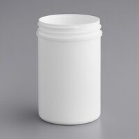 4 oz. White Regular Wall Polypropylene Cannabis Jar
