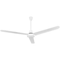 Canarm 60" White Industrial Indoor High Performance Ceiling Fan CP60D11N - 8944 CFM, 120V, 1 Phase