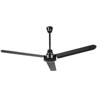 Canarm 60 inch Black Industrial Indoor / Outdoor High Performance Ceiling Fan CP60DW10N - 8944 CFM, 120V, 1 Phase