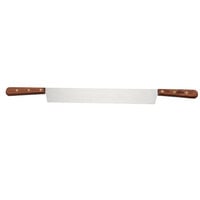 Dexter-Russell 09210 14 inch Double Wooden Handled Cheese Knife