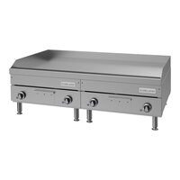 Garland E24-48G 48" Heavy-Duty Electric Countertop Griddle - 240V, 3 Phase, 16 kW