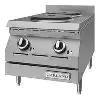 Garland ED-15HSE Designer Series 15 inch Two Solid Burner Electric Countertop Hot Plate - 240V, 3 Phase, 5.2 kW